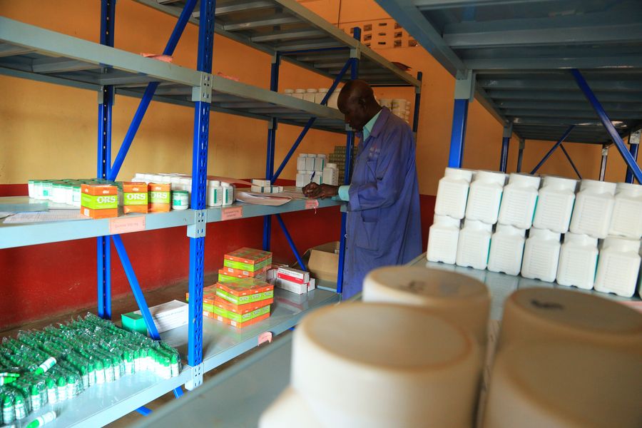 Medicines and consumable material in health stations
